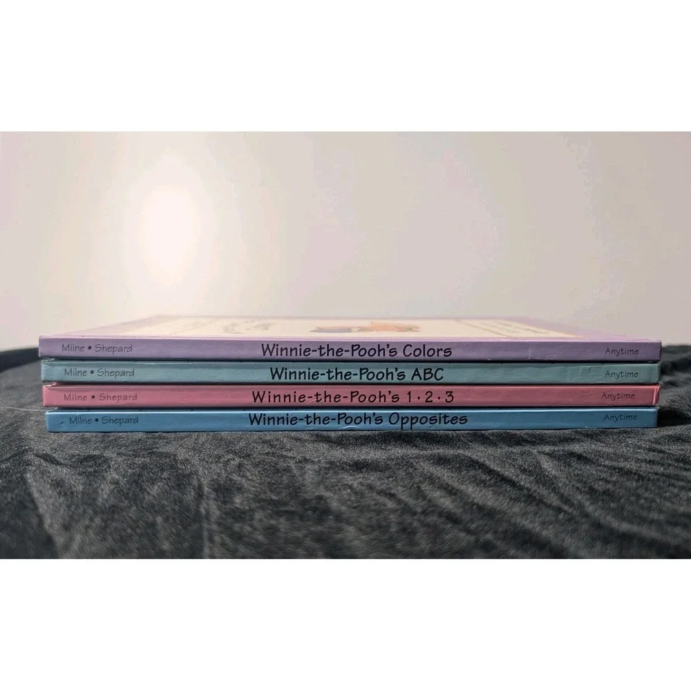 Winnie the Pooh Concept Book Lot of 4 A.A. Milne Ernest Shepard Educational